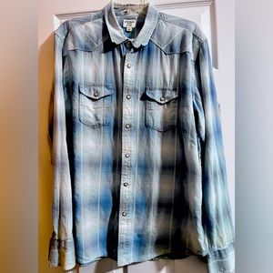Men’s Lucky Brand snap up shirt